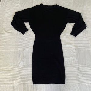 Theory Black Sweater Dress